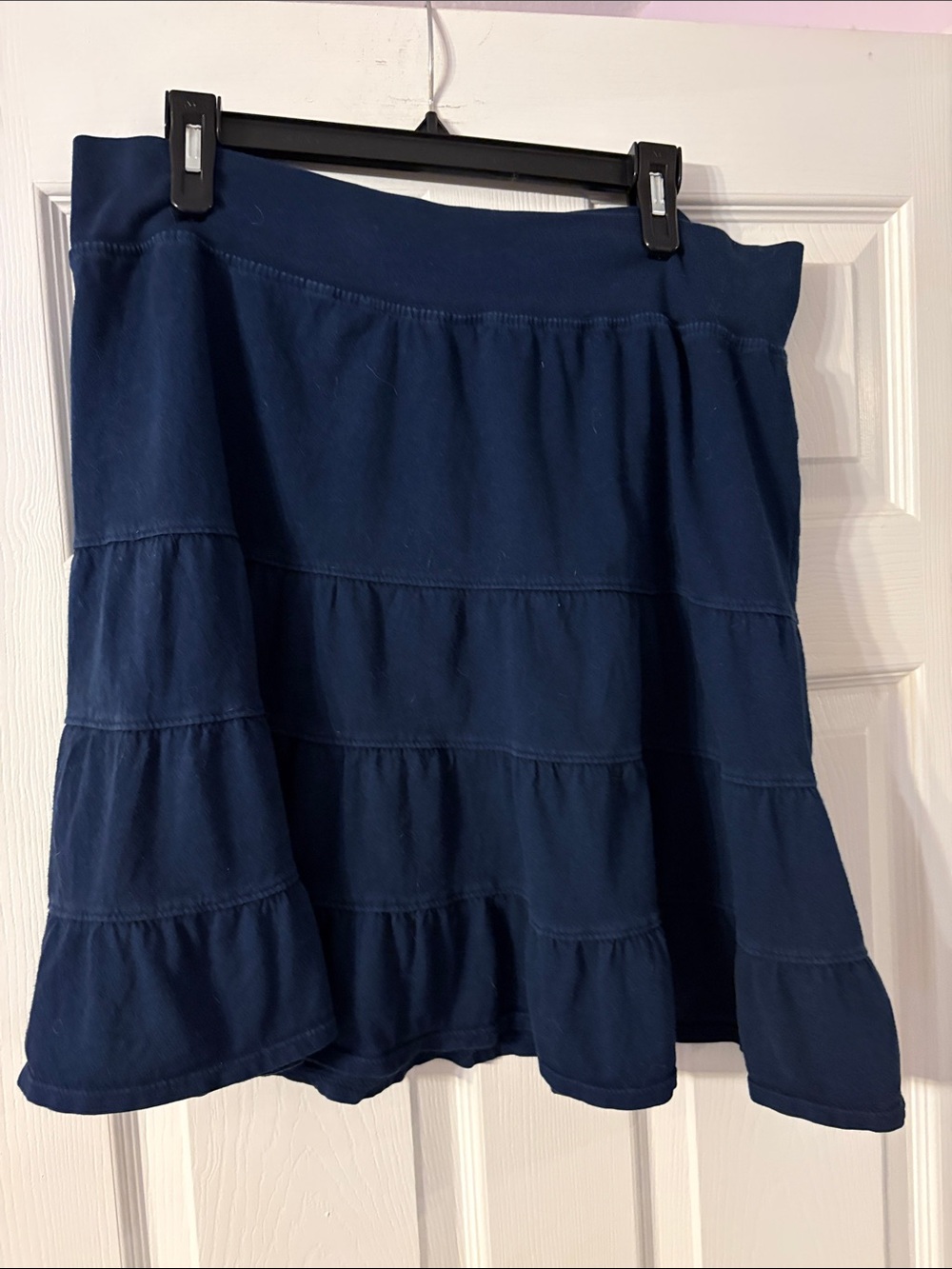 fresh produce Navy Tiered Circle Skirt